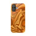 Vintage Swirl Brown Marble Pattern