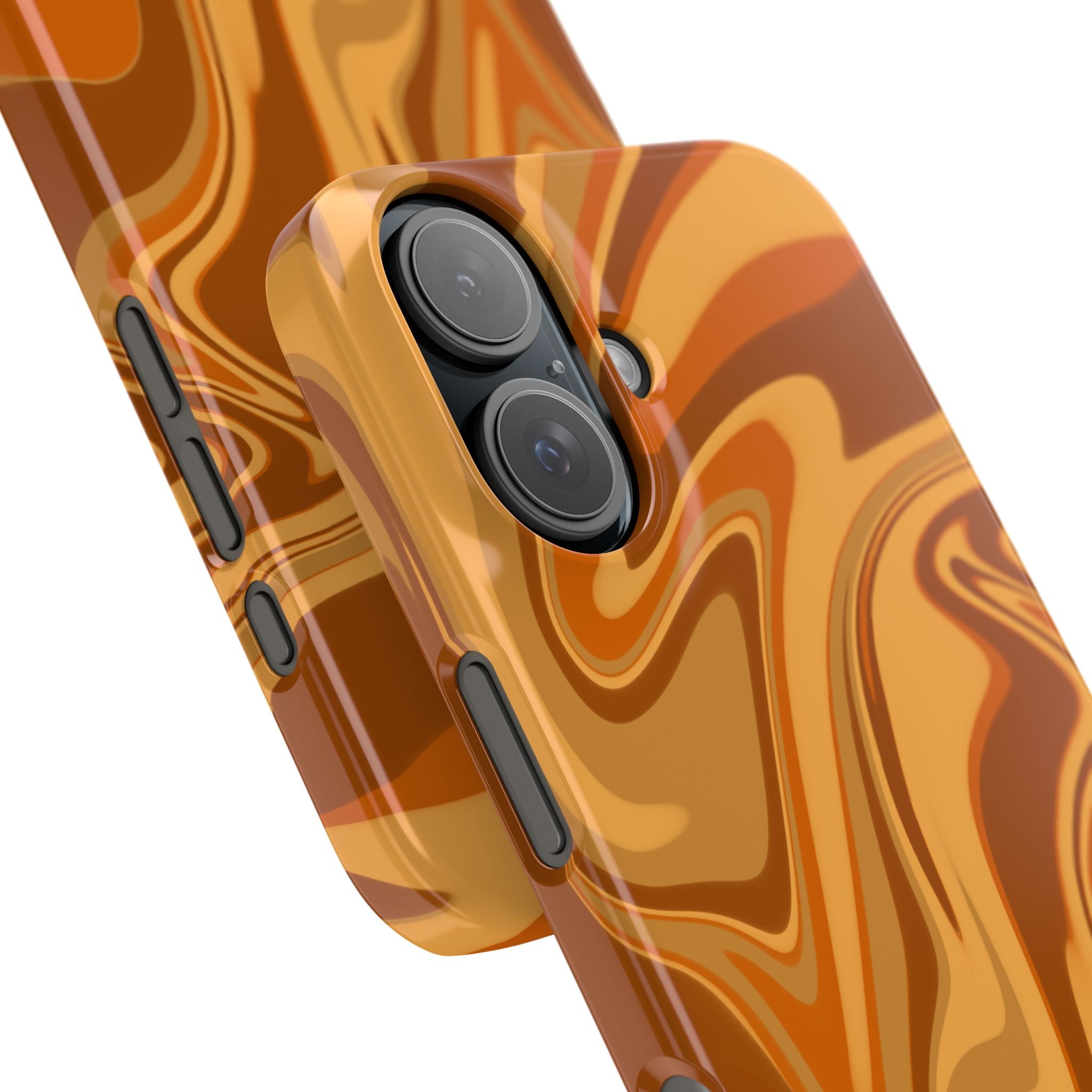 Vintage Swirl Brown Marble Pattern