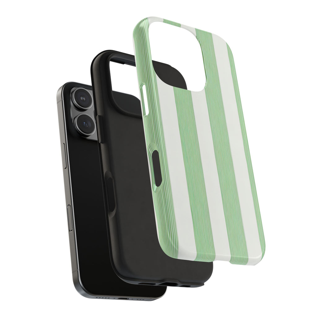 Minimal Green Beachy Stripes