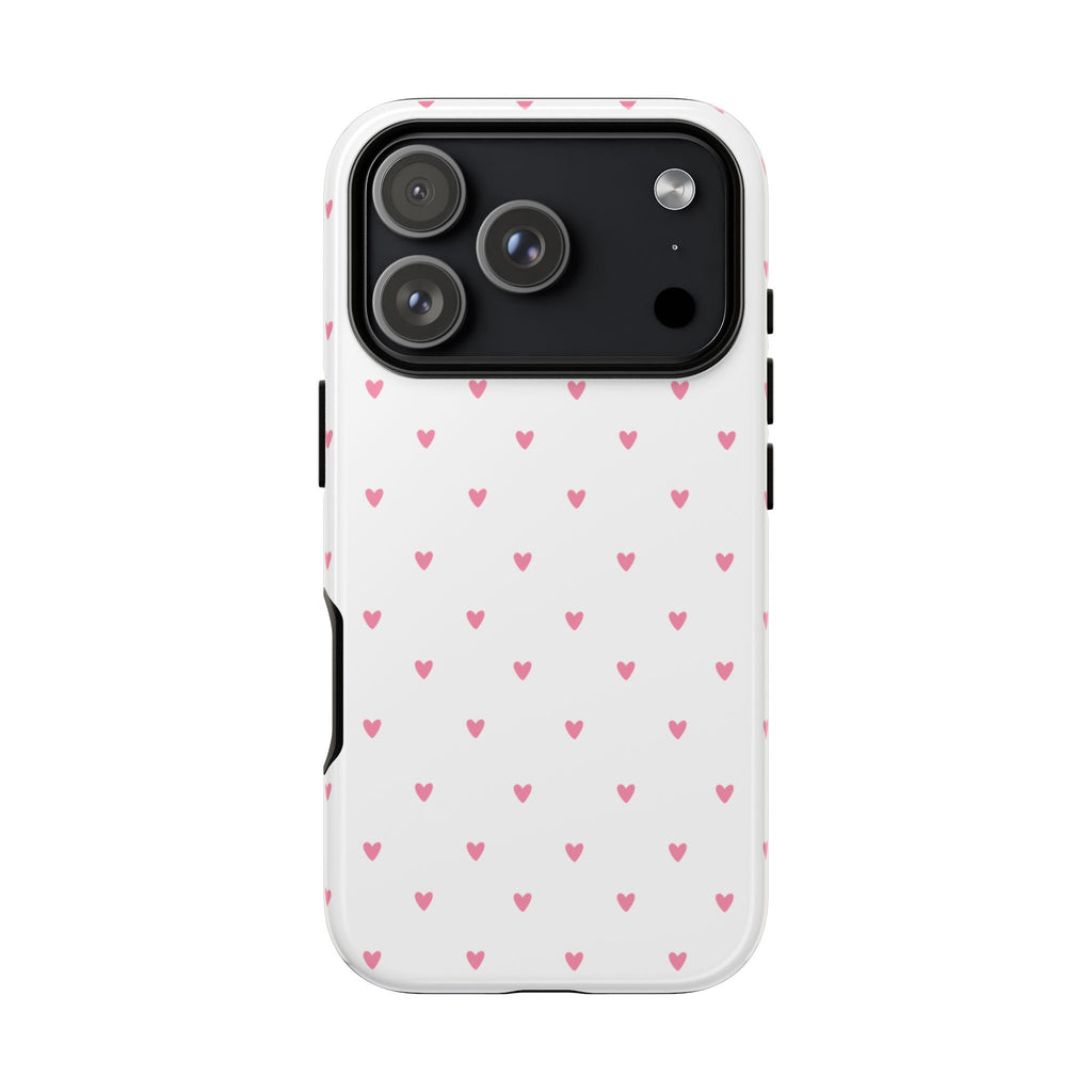Pink Mini Hearts Pattern