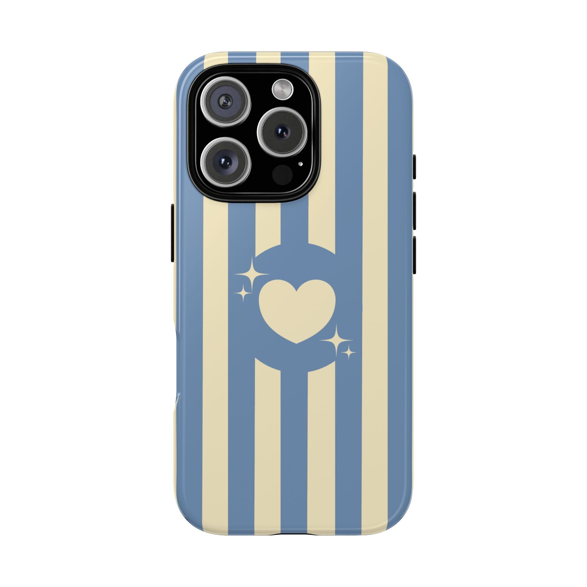 Blue Stripe Heart