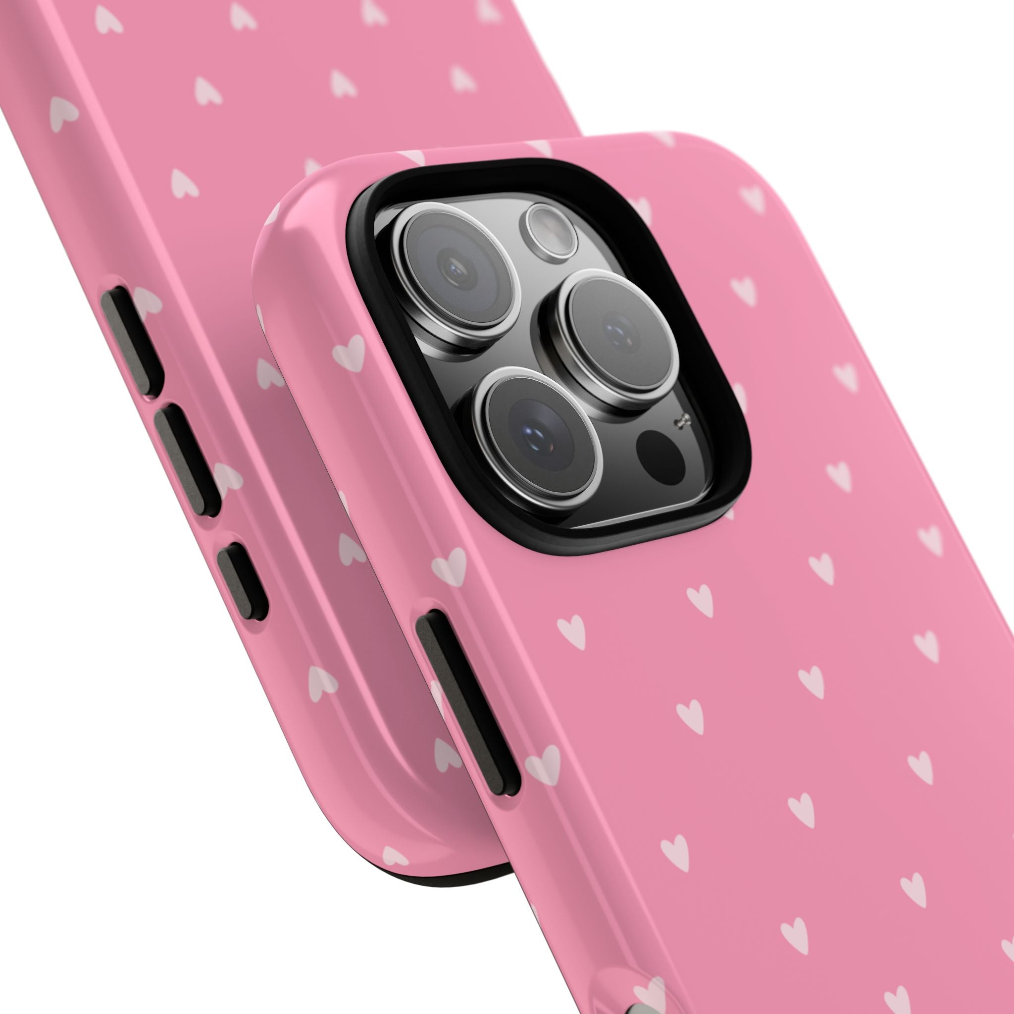 Light Pink & Pink Heart Pattern