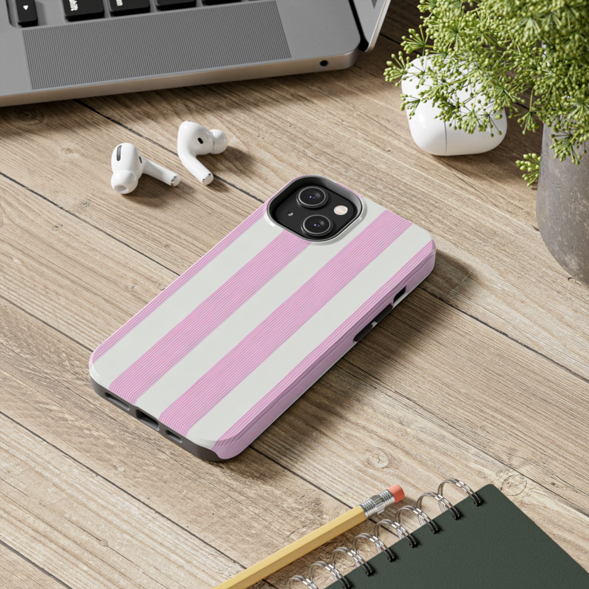 Pastel Pink Stripes
