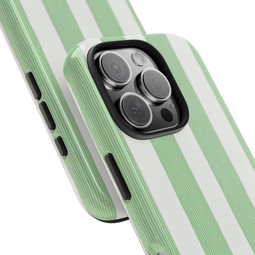 Minimal Green Beachy Stripes