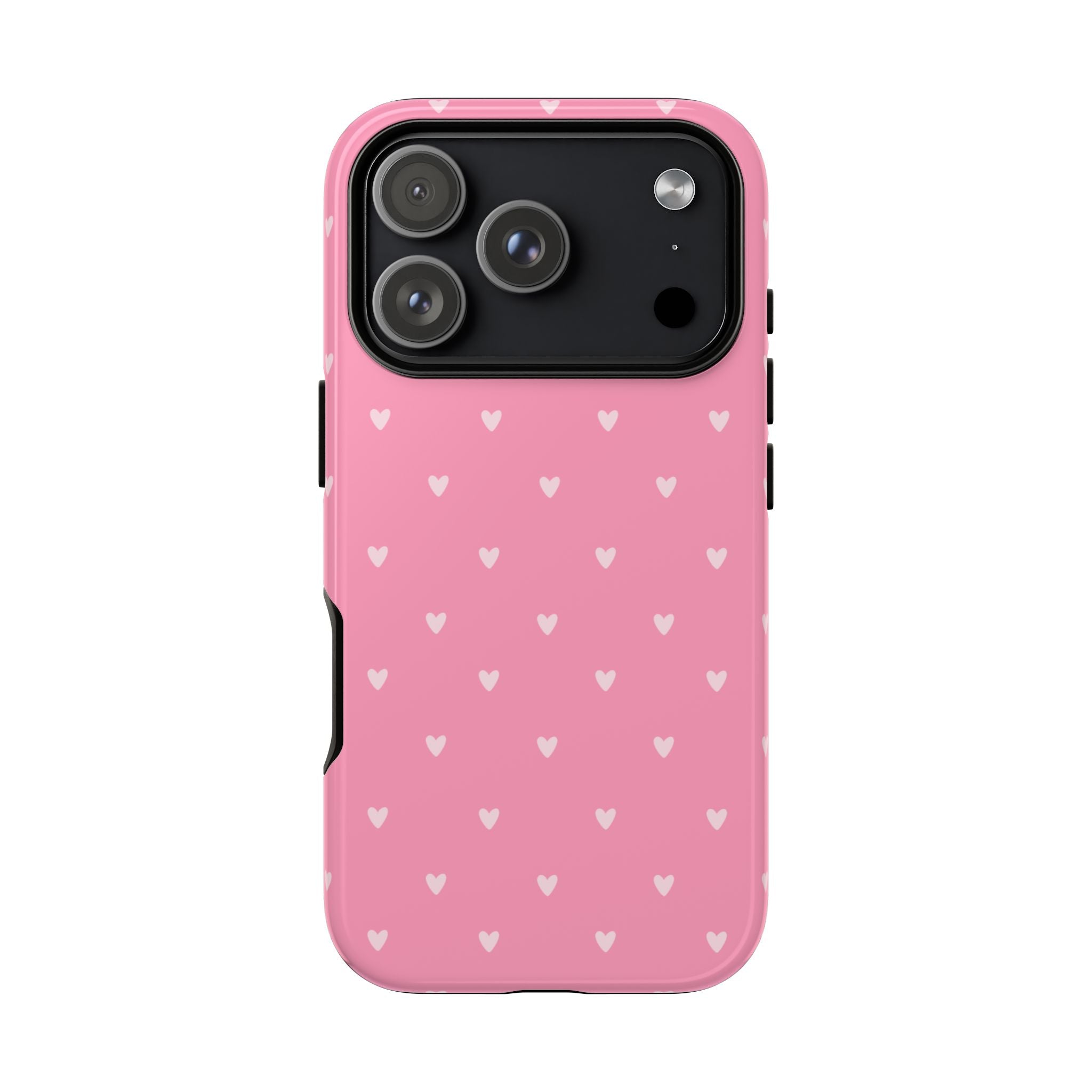 Light Pink & Pink Heart Pattern