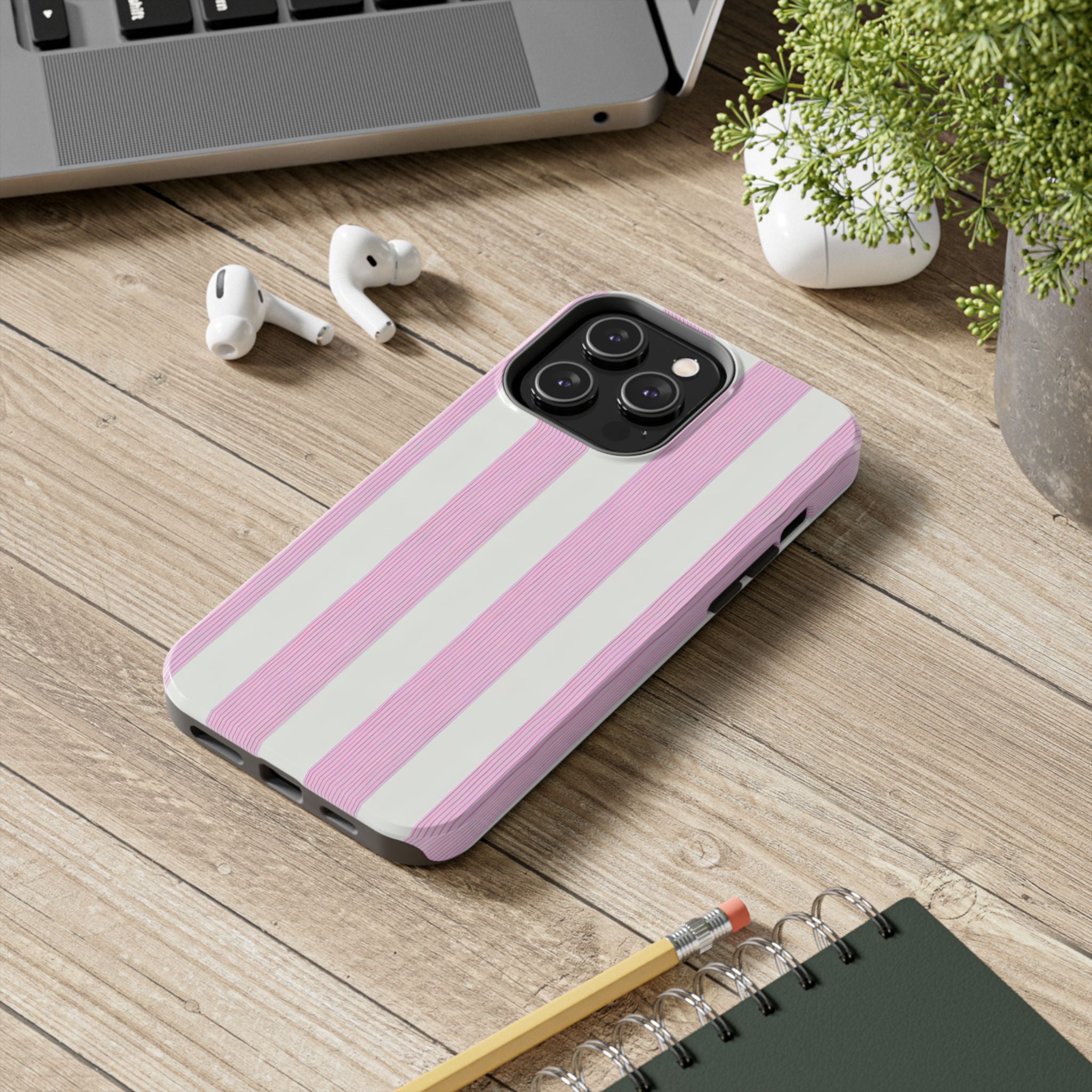 Pastel Pink Stripes