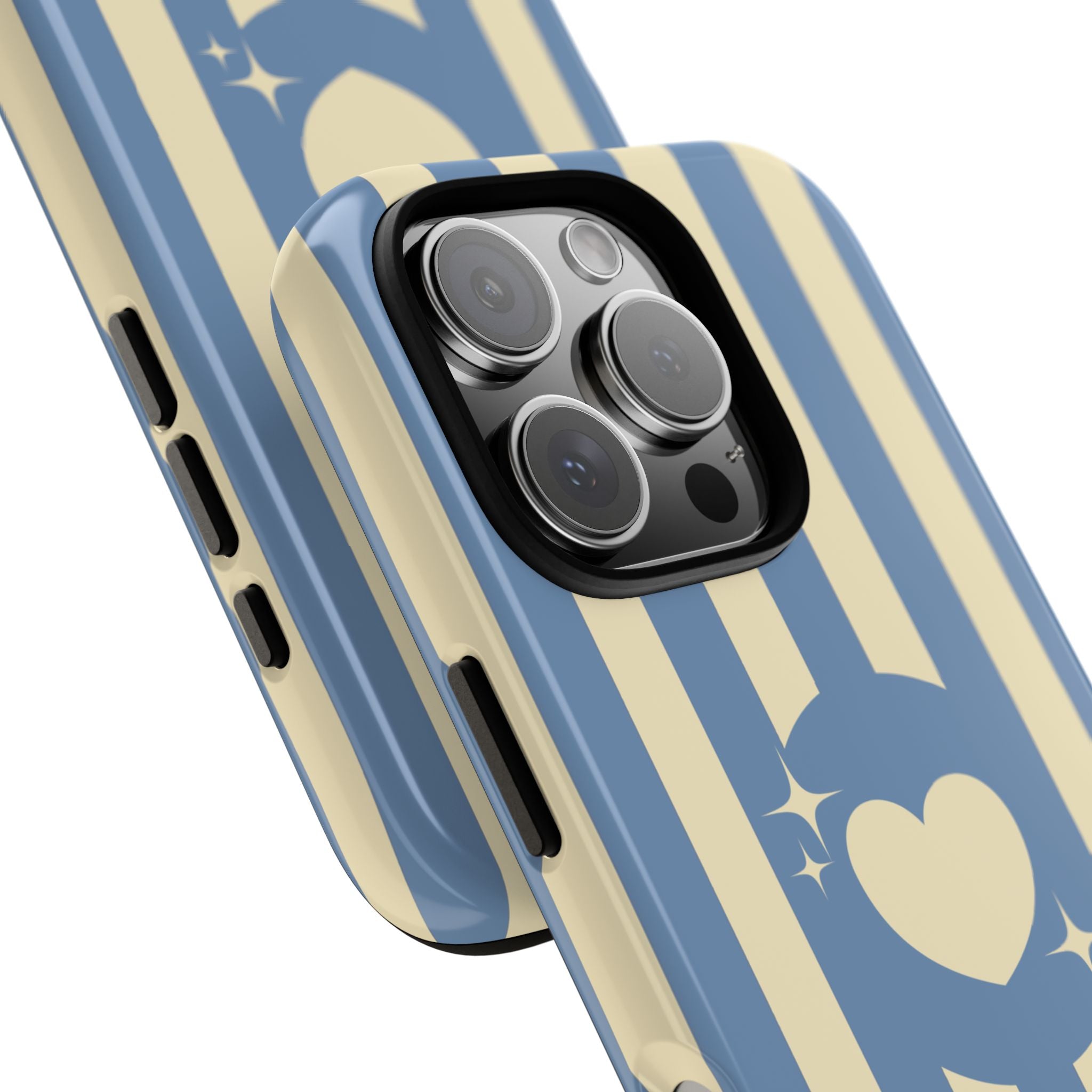Blue Stripe Heart