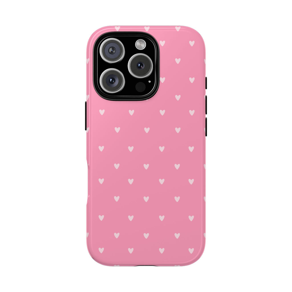 Light Pink & Pink Heart Pattern