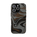 Marbled Chocolate & Brown Swirl