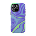 Purple & Lime Marble Swirl